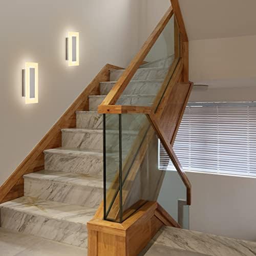 LMQNINE Modern LED Acrylic Wall Sconce Warm White Light 3000K - Image 6