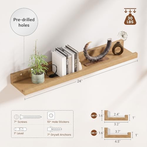 Heimlove 24 Inch Picture Ledge Shelf - Image 2