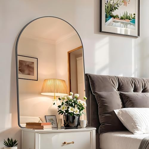 FORBATH Arched Mirror 30x48 Inch, Hanging or Leaning Against Wall - Image 6
