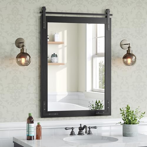 Brightify Farmhouse Bathroom Wall Mirror by Brightify