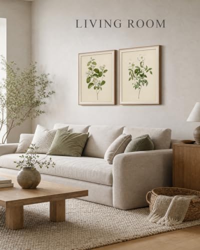 VIYYIEA Framed Botanical Flower Wall Art Set - Image 3
