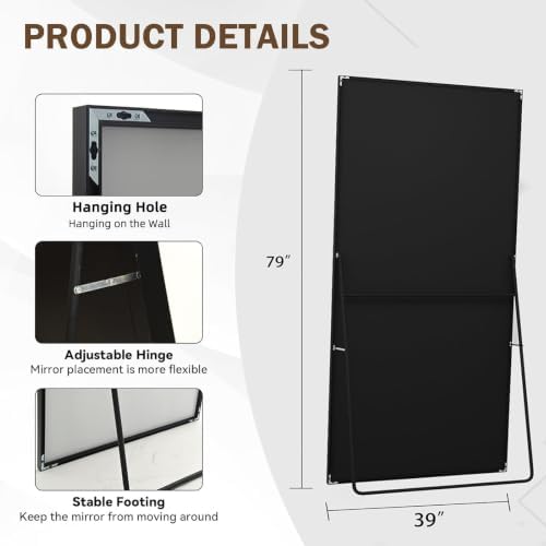 LFT HUIMEI2Y 79"x39" Full Length Mirror - Image 3