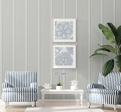 NextWall Faux Board and Batten Peel and Stick Wallpaper - Image 4