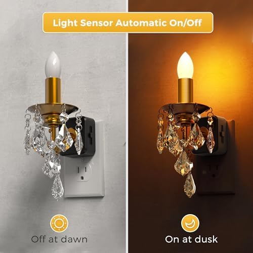 L LOHAS LED Candle Night Light, Night Lights Plug into Wall - Image 2