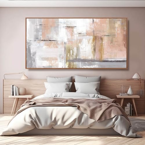 Kureful Large Painting Gold Abstract Wall Art - Image 6
