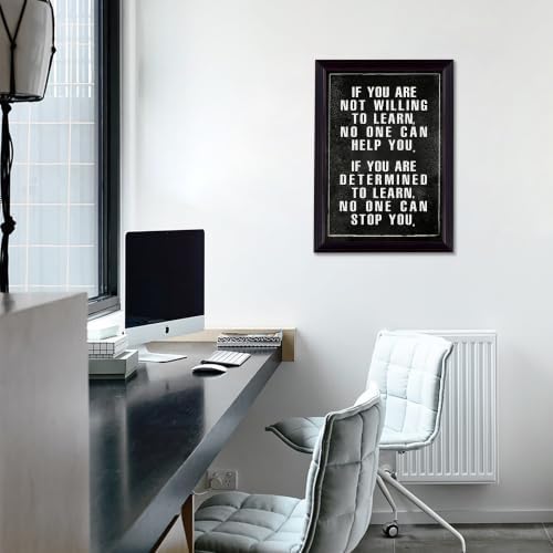 If You Are Not Willing To Learn Motivational Canvas Wall Art, Positive - Image 3