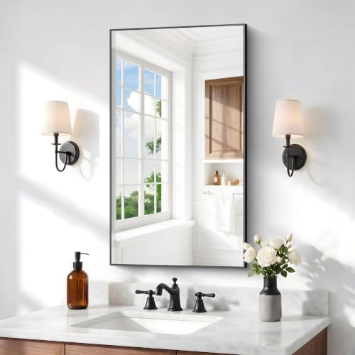 BONEWEI Bathroom Mirror, 22x36 inch Wall Mirror - Image 2