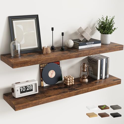 48 Inch Floating Shelves for Wall by Marsmiles