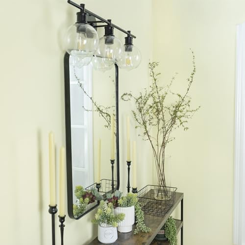 GRACTO 20X30'' Oil Rubbed Bronze Bathroom Rectangle Mirror - Image 7