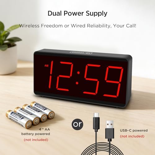 Peakeep Battery Operated Digital Alarm Clock - Image 2