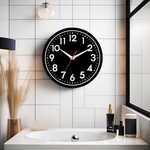DAXSMY 10 Inch Wall Clock, Battery Operated Silent Non Ticking - Image 6