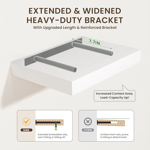 FLYJOE 40 Inch Floating Shelves - Image 6