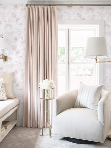 Dimoon 393"x17.3" Pink Wallpaper Floral Contact Paper Peel and Stick Wallpaper - Image 7