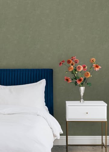 Mr. Kate RoomMates Daphne Olive Limewash Peel and Stick Wallpaper - Image 2