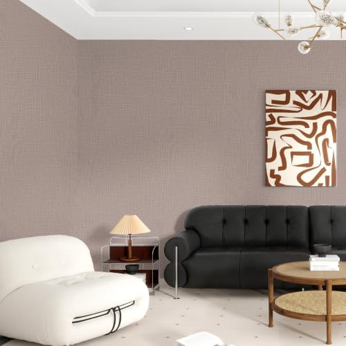 Cinnamon Grasscloth Peel and Stick Wallpaper 15.7"x200" - Image 5