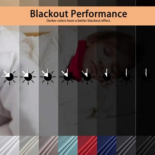 BONZER Room Dividers Curtains, Room Darkening Privacy Blackout Curtain - Image 7