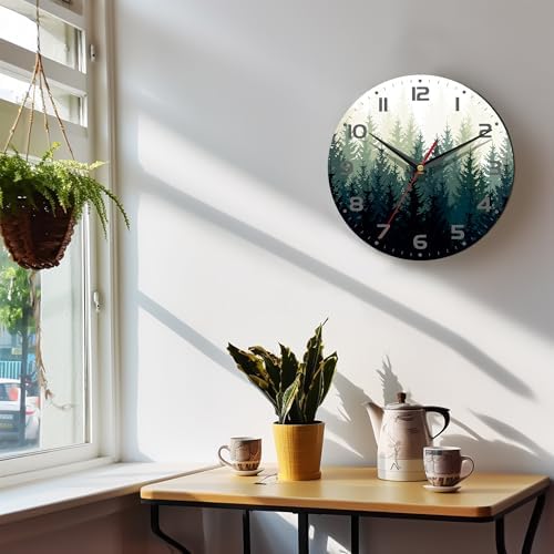 Wall Clock, 10 Inch Silent Non-Ticking Home Kitchen Decor, Battery Operated - Image 6