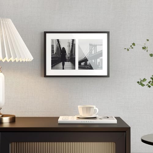 Grasscloth Peel and Stick Wallpaper Textured Contact Paper 15.7inch x 196.8inch - Image 2