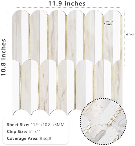 Vamos Tile Peel and Stick Backsplash Seamless Tile - Image 3