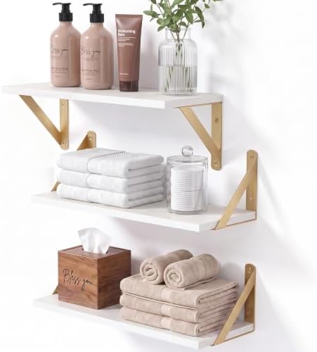 Small Shelves 6 Inch Deep, 16x6 Set of 3 by Unknown