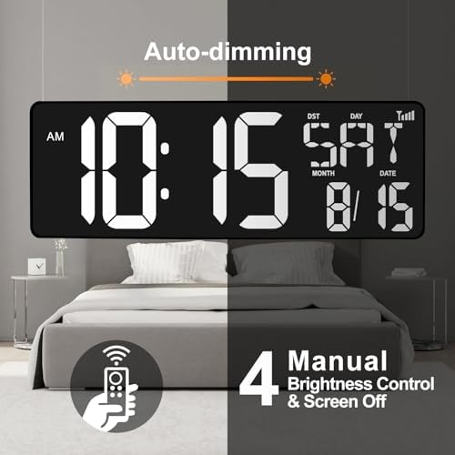 XREXS 16.5 in Large Display Wall Clock - Image 6
