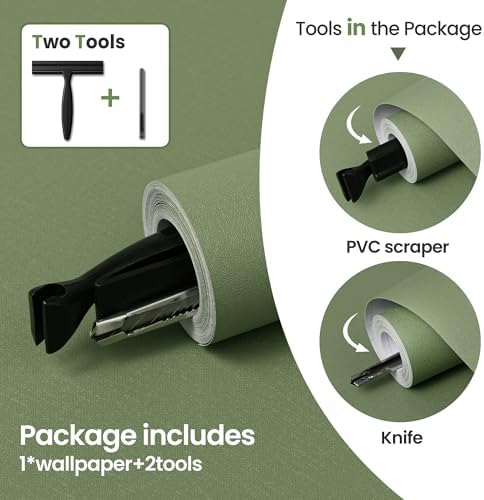 Green Contact Paper Peel and Stick Wallpaper - Image 6