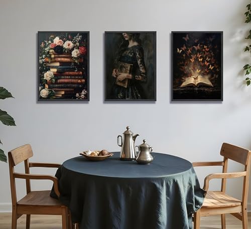 3Pcs Victorian Reading Canvas Prints Wall Art 12x16 inches - Image 6