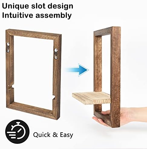 idee-home Floating Shelves for Wall Set of 4 Decorative Hanging Shelf - Image 5