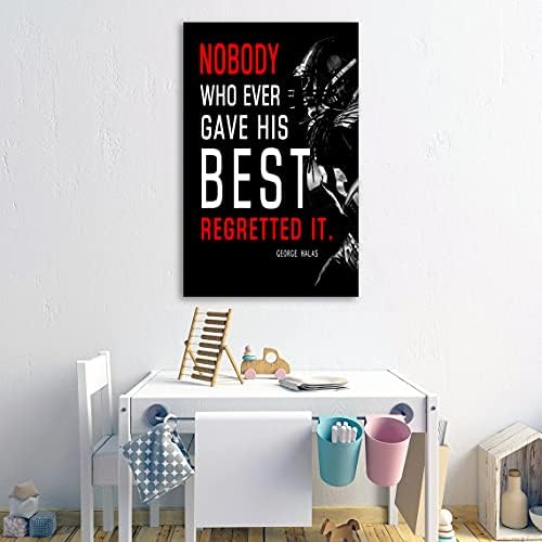 Football League Sports Decor • Superstar Quote Inspirational Poster Canvas Wall - Image 5