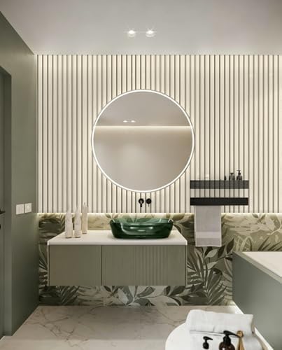 myforHD Wallpaper Peel and Stick Wood Grating Stripe Self-Adhesive Wallpaper - Image 3