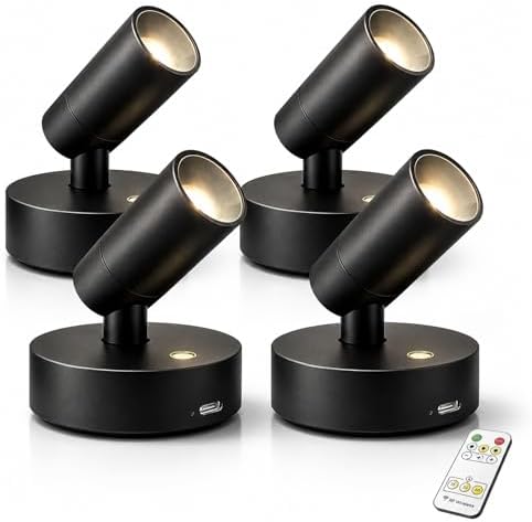 Magnetic Wireless Rechargeable Mini LED Picture Spotlight by Lsoppn
