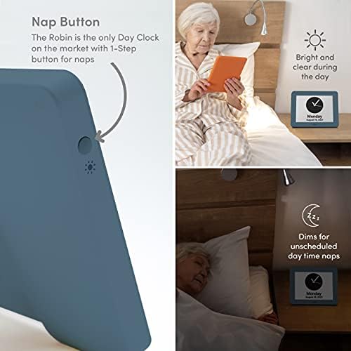 Robin Day Clock 2026 for Seniors, Easy-to-Read Display for Elderly, Day Date - Image 3