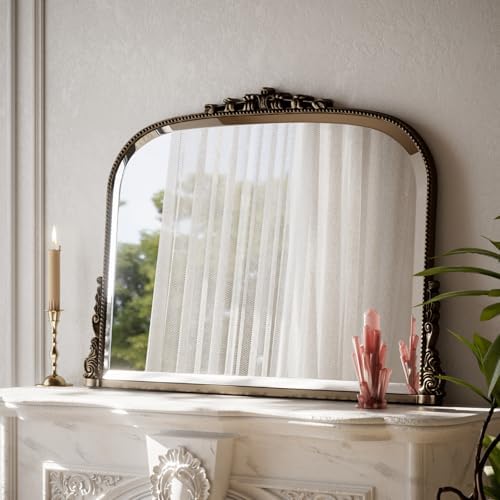 27"×36" Bronze Wide Arched Wall Mirror - Image 2