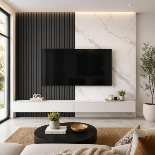 Acoustic Wood Slat Wall Panels, 106”H x 12.6”W - Image 7
