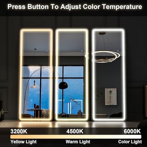 GLSLAND LED Full Length Mirror - Image 3