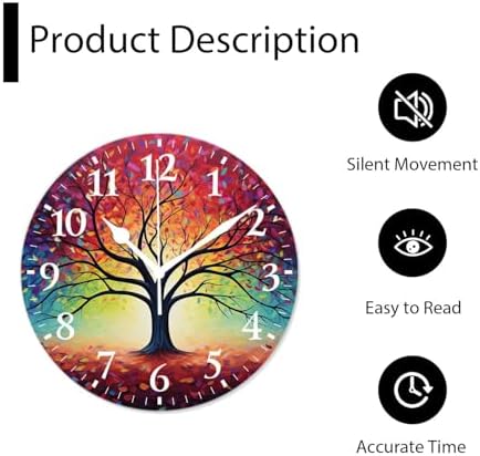 Non-Ticking Silent Wall Clocks - Image 5