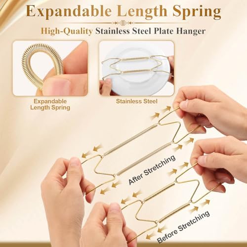 5 pcs 6 Inch Plate Hangers for the Wall, Suitable for 5.5-6.5 inch Plate - Image 4