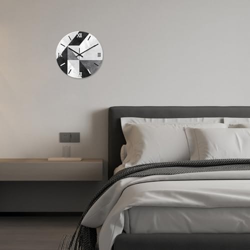 14 Inch Marble Wall Clocks Battery Operated - Image 4