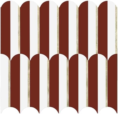 Vamos Tile Peel and Stick Backsplash Seamless Tile, Fish Scale by VamosTile
