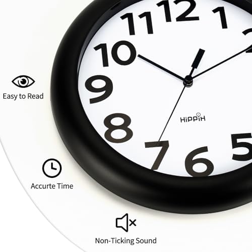 HIPPIH 10 Inch Wall Clock - Image 2