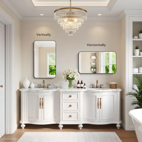 DESBING 18"x30" Bathroom Mirror - Image 2