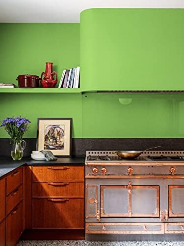 Ismoon 15.7''×118''Solid Green Wallpaper Peel and Stick Green Contact Paper - Image 4