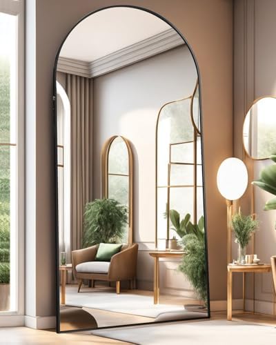 ITSRG Full Length Mirror with Stand, Arched Mirror - Image 2