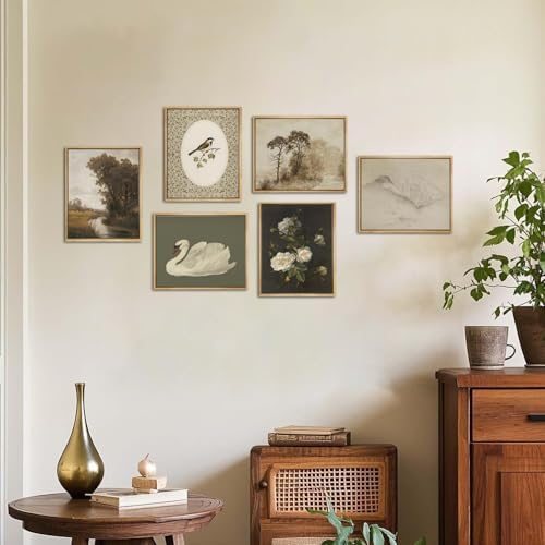 Mynotix Vintage Art Prints Posters Retro Botanical and Animal Wall Art Set of 6 - Image 5