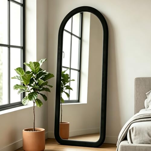 Full Length Mirror 56"x20" Arch Floor Mirror by NEUWEABY