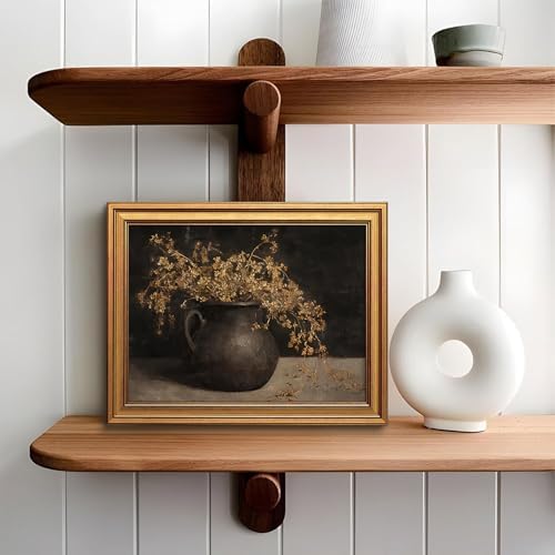 Vintage Gold Framed Dark Academia Wall Art, 8x10 Inch - Image 3