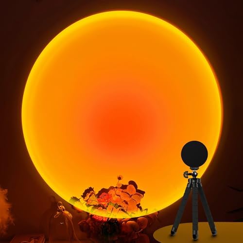 XEBKOR Sunset Lamp Projector, 360 Degree Rotation Sun Lamp Led Night Light by XEBKOR
