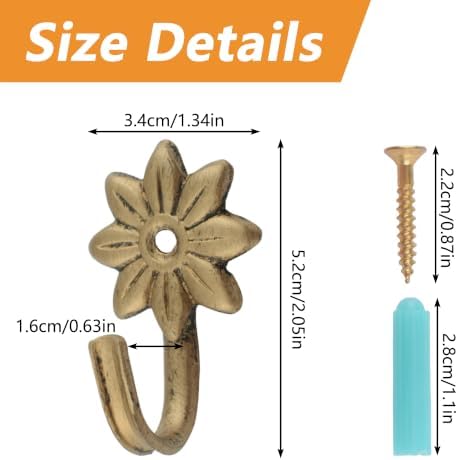 MOROBOR Flower Decorative Wall Hooks - Image 2