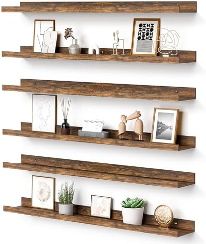 upsimples Floating Shelves for Wall Decor and Storage by upsimples