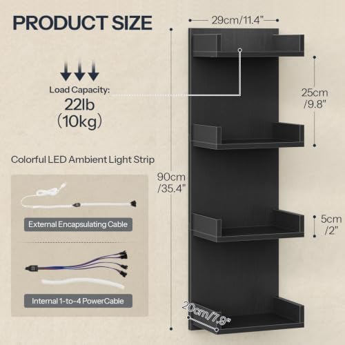 HOOBRO Floating Wall Shelves - Image 3